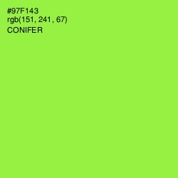 #97F143 - Conifer Color Image