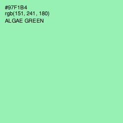 #97F1B4 - Algae Green Color Image