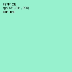 #97F1CE - Riptide Color Image