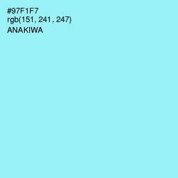 #97F1F7 - Anakiwa Color Image