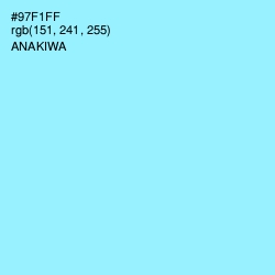 #97F1FF - Anakiwa Color Image