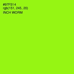 #97F514 - Inch Worm Color Image