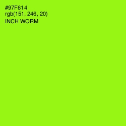 #97F614 - Inch Worm Color Image