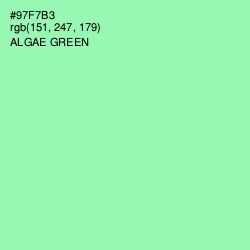 #97F7B3 - Algae Green Color Image