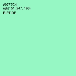 #97F7C4 - Riptide Color Image