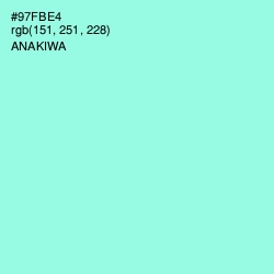 #97FBE4 - Anakiwa Color Image