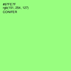 #97FE7F - Conifer Color Image