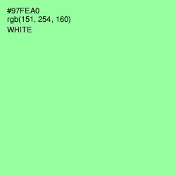 #97FEA0 - Mint Green Color Image