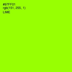 #97FF01 - Lime Color Image