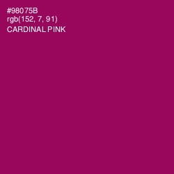 #98075B - Cardinal Pink Color Image