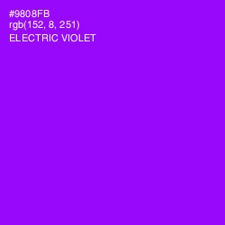 #9808FB - Electric Violet Color Image