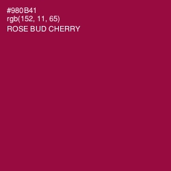 #980B41 - Rose Bud Cherry Color Image