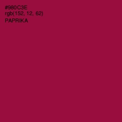 #980C3E - Paprika Color Image