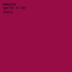 #980C45 - Disco Color Image