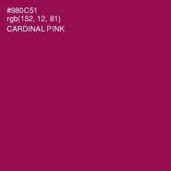 #980C51 - Cardinal Pink Color Image