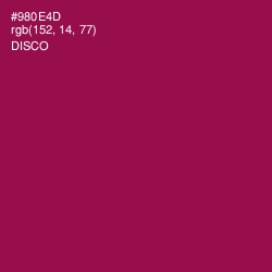 #980E4D - Disco Color Image