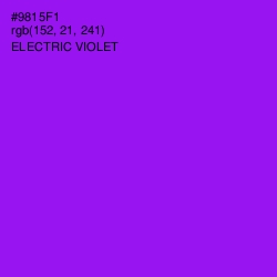 #9815F1 - Electric Violet Color Image