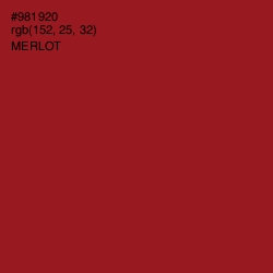 #981920 - Merlot Color Image