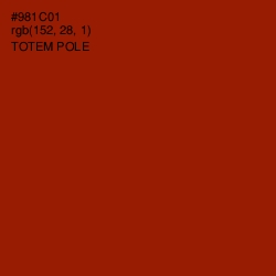 #981C01 - Totem Pole Color Image