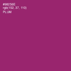 #98256E - Plum Color Image