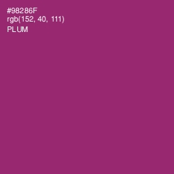 #98286F - Plum Color Image