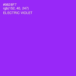 #9828F7 - Electric Violet Color Image