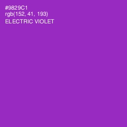 #9829C1 - Electric Violet Color Image