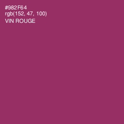 #982F64 - Vin Rouge Color Image