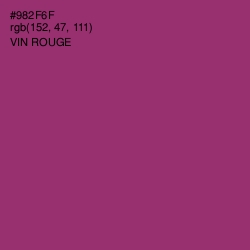 #982F6F - Vin Rouge Color Image