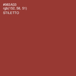 #983A33 - Stiletto Color Image