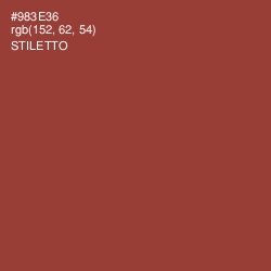 #983E36 - Stiletto Color Image