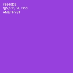 #9840DE - Amethyst Color Image