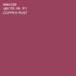 #98425B - Copper Rust Color Image