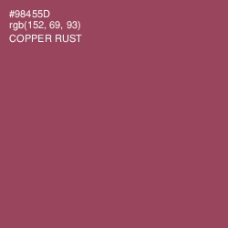 #98455D - Copper Rust Color Image