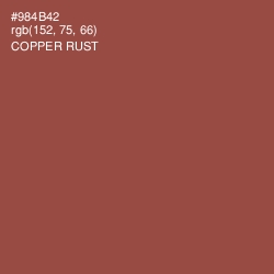 #984B42 - Copper Rust Color Image