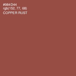#984D44 - Copper Rust Color Image