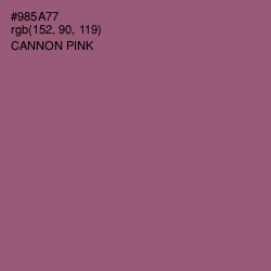 #985A77 - Cannon Pink Color Image