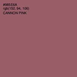 #985E6A - Cannon Pink Color Image