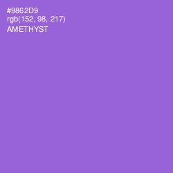 #9862D9 - Amethyst Color Image