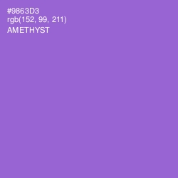 #9863D3 - Amethyst Color Image