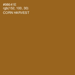 #98641E - Corn Harvest Color Image