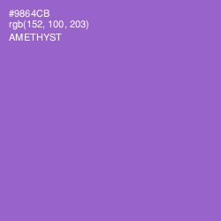 #9864CB - Amethyst Color Image