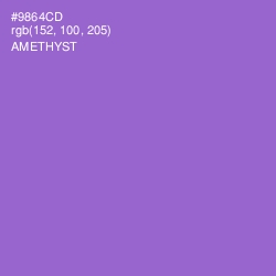 #9864CD - Amethyst Color Image