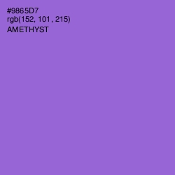 #9865D7 - Amethyst Color Image