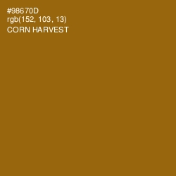 #98670D - Corn Harvest Color Image