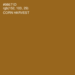 #98671D - Corn Harvest Color Image