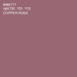 #986771 - Copper Rose Color Image