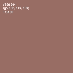#986E64 - Toast Color Image