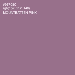 #98708C - Mountbatten Pink Color Image