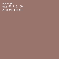 #98746D - Almond Frost Color Image